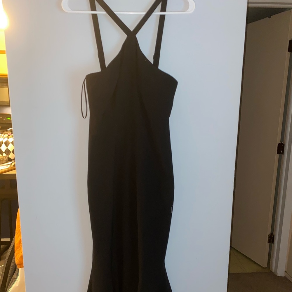 Black tank/halter style mermaid dress